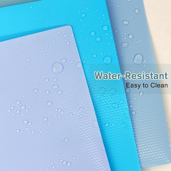 Plastic andPockets and Prongs,2-Pocket and3 Fasteners, Pastel Folders Holds 8-1/2" x 11" Paper for School/Office/Home, 6 Packs