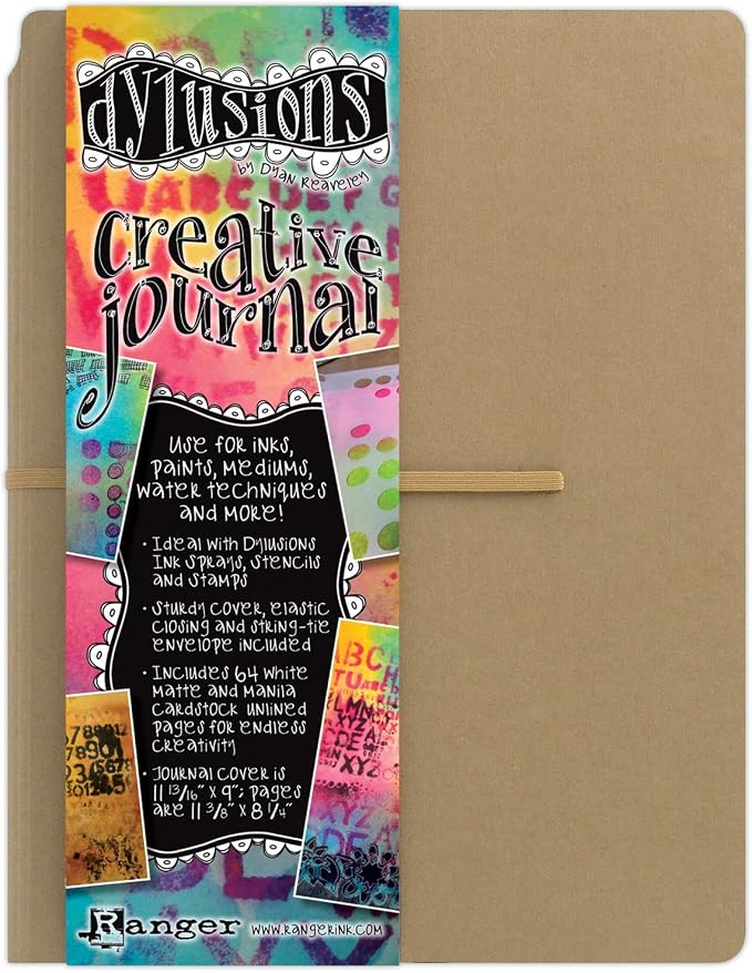 Ranger Dyan Reaveley's Dylusions Creative Journal, Kraft 11.75"X9"