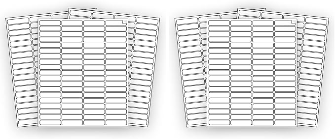 800 EcoSwift Shipping Labels 1 3/4 x 1/2 inches Mailing Address Return Inventory Blank White Self Adhesive for Laser Inkjet Printer 1.75 x 0.5 (Pack of 2)