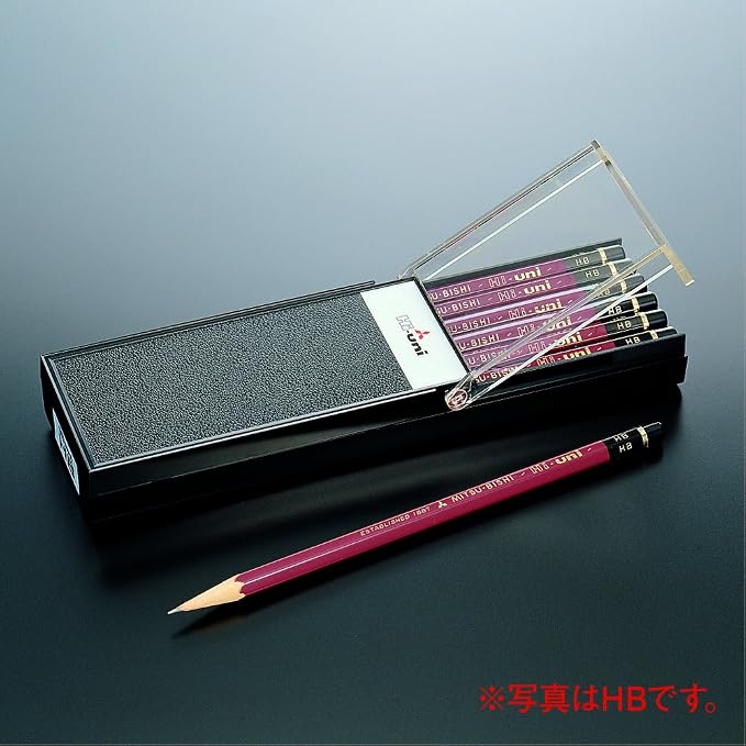 Uni Wooden Pencil, 9H, Box of 12 (HU9H)