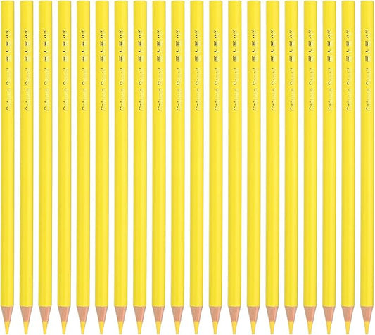 PATIKIL Lemon Colored Pencils Set,20 Pcs Oil Color Pencils Wooden Coloring Drawing Pencil for Artists Art Painting