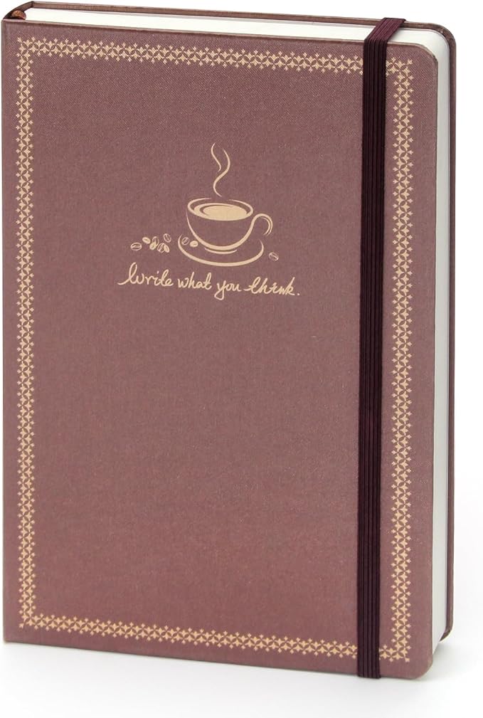 WETLOTE European Vintage Pattern Notebook - Made of sustainable and excellent quality paper,gold fabric and simple patterns, suitable for office, school and many other occasions(Line/Red/B5)
