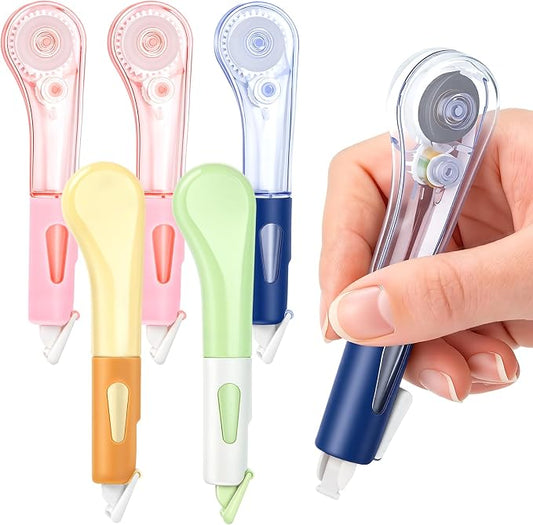 19.69ft Correction Tape Pens, Dry Instantly, Pen Style | Smooth Application, Stretch Resistant, Correction Tape for School Office Supplies