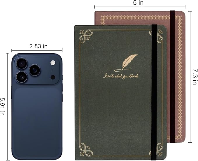 WETLOTE European Vintage Pattern Notebook - Made of sustainable and excellent quality paper,gold fabric and simple patterns, suitable for office, school and many other occasions(Black+Red/B6)