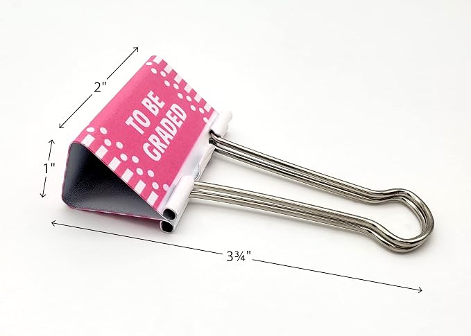 Teacher Created Resources Classroom Management Large Binder Clips (20690)