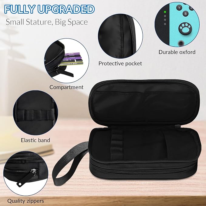 TILYTADLY Large Pencil Case for Boys - Boys Pencil Pouch with Zipper Compartments - Big Capacity Pen Box Gamer Pen Bag Organizer for Kids Teens School