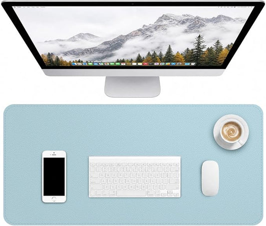 Leather Desk Mat, Desk Pad for Keyboard and Mouse Large Mouse Pads for Desk | Waterproof Desk Mat, Desk Matt for Desktop, Laptop Blotter, Keyboard Pad, Large Mouse Pad, Desk Essentials