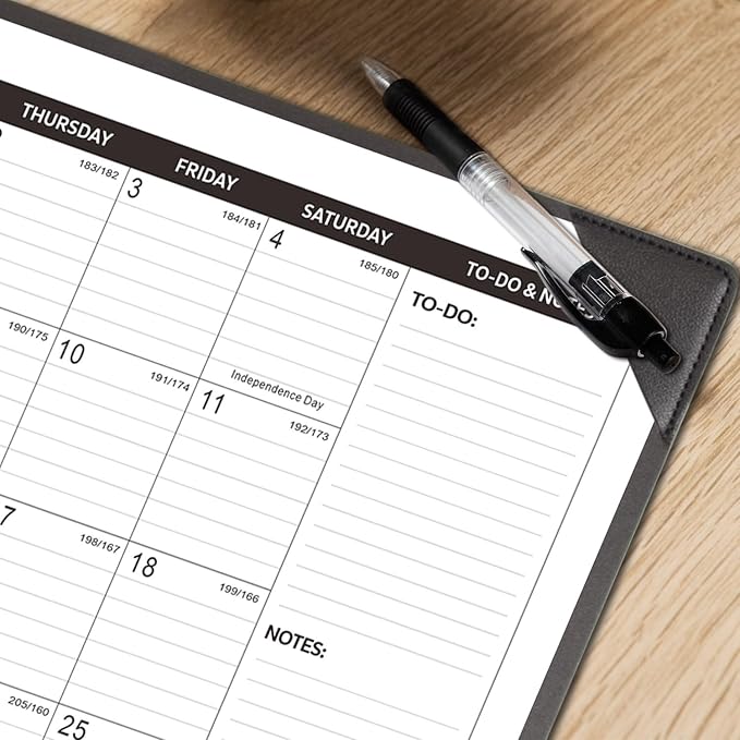 Large Desk Calendar 2026-2027 with Desktop Mat, KOPEESY 22" x 17" Desktop Calendar, 18 Mouths From March 2026 to August 2027, Office Supplies Desk Blotter Calendar for Home School and Office