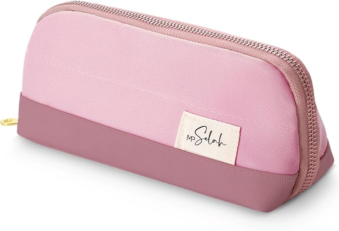 Mr. Pen- Wide-Opening Pencil Case, Triangle Design | Compact & Spacious Pencil Cases with 5 Mesh Pockets, Bag Pouch, Box Organizer for Students, School Supplies, Aesthetic Supply