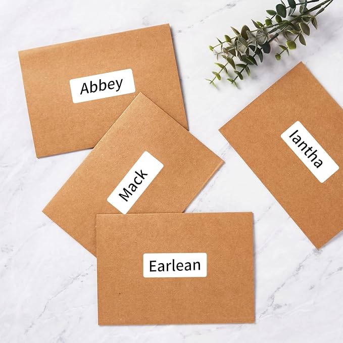 1" x 2-5/8" Address Labels, 600 Label Stickers- Laser/Ink Jet Printer Mailing Labels, 8.5"x11" White 20 per Sheet