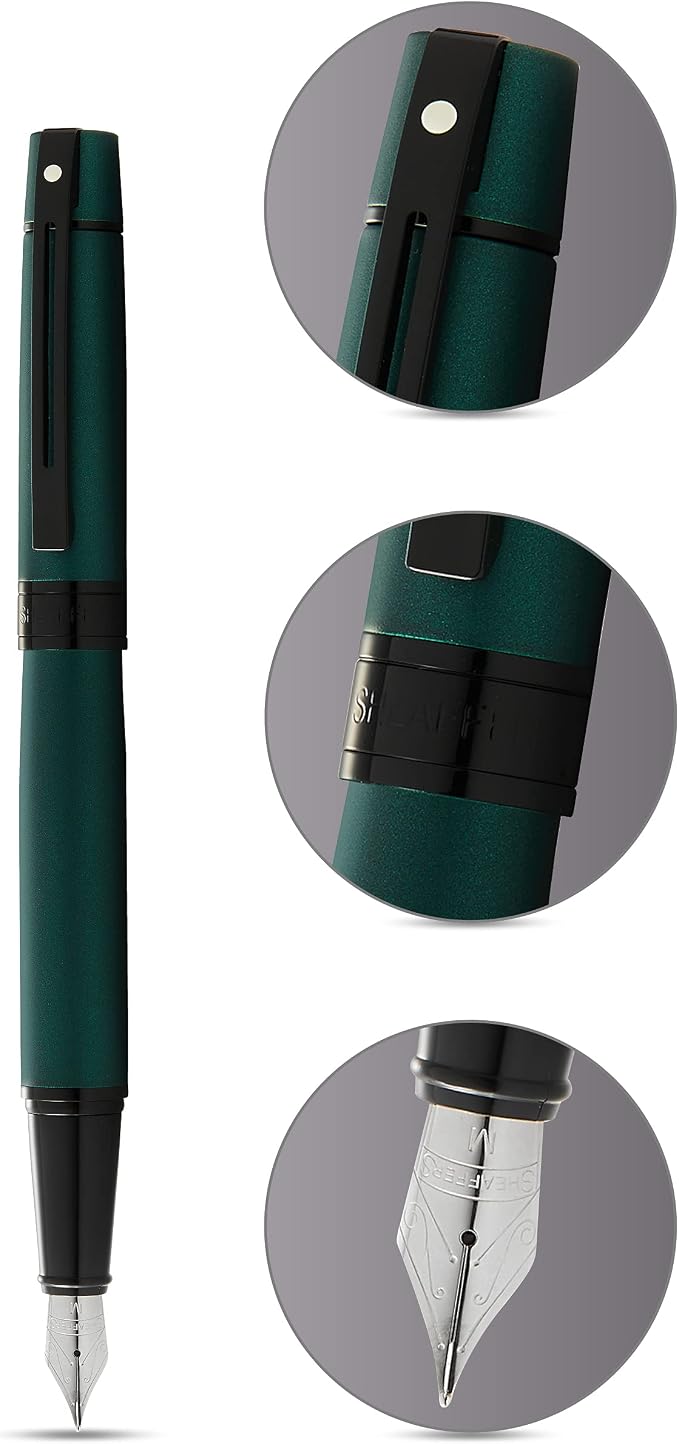 Sheaffer 300 Matte Green Lacquer Fountain Pen