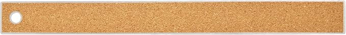 Westcott 10415 Stainless Metal Ruler with Non-Slip Cork Base, 12-Inch