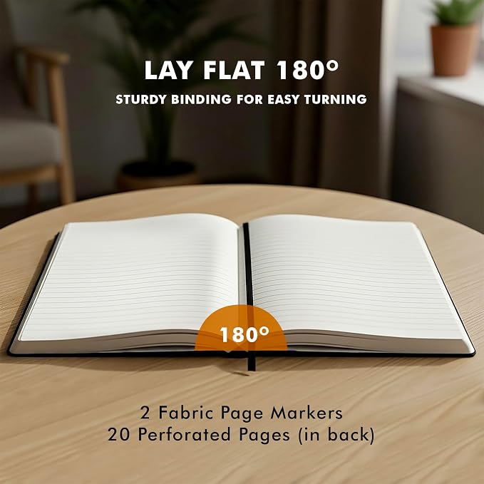 Realizations Journaling Notebooks with Pen Holder | Lined Notebook | 222 Pages Notebook Journal with 100 GSM Paper | Journal Notebooks for Work