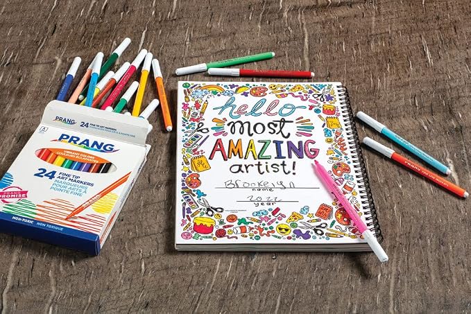Prang Amazing Artist Sketch Book By Cassie Stephens, White, 8.5” x 11”, 80 Pages