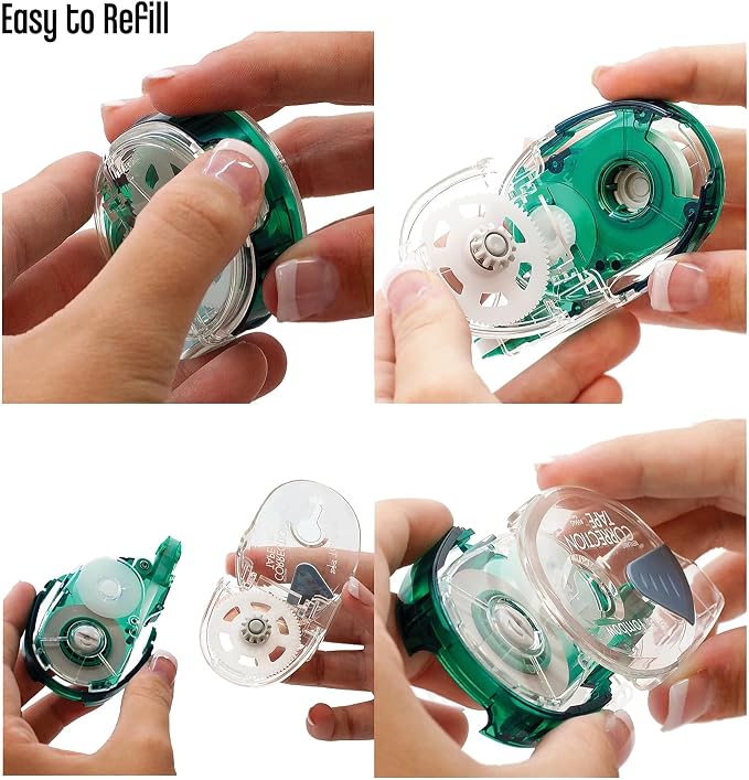 Tombow 68666 MONO Correction Tape Refill, 1/6-Inch x 472-Inch