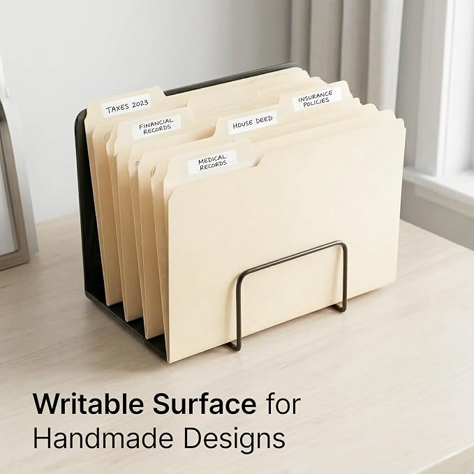 1.75" X 0.5" Matte White Return Address Labels (250 Sheets, 20000 Stickers) Mailing Labels for Envelopes, File Folder Stickers for Laser & Inkjet Printers - Spartan Industrial Template R002