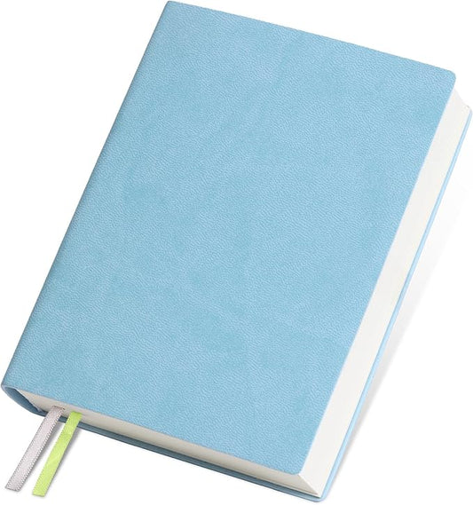 Thick Blank Journal Notebook 400Pages Sketch Book Blank Journal Unlined No Lines Soft Leather Cover A6 (3.9 × 5.5) Journal Leather Notepad Drawing Book Memo Writing Sketch Pad Diary Notebook