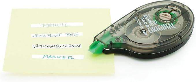 Tombow MONO Correction Tape, 8-Pack. Easy To Use Applicators for Instant Corrections