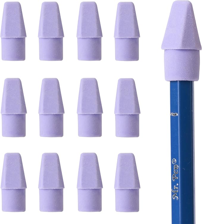 Mr. Pen- Pencil Erasers Toppers, 120 Pack, Purple, Erasers for Pencils | Pencil Top Erasers, Pencil Eraser