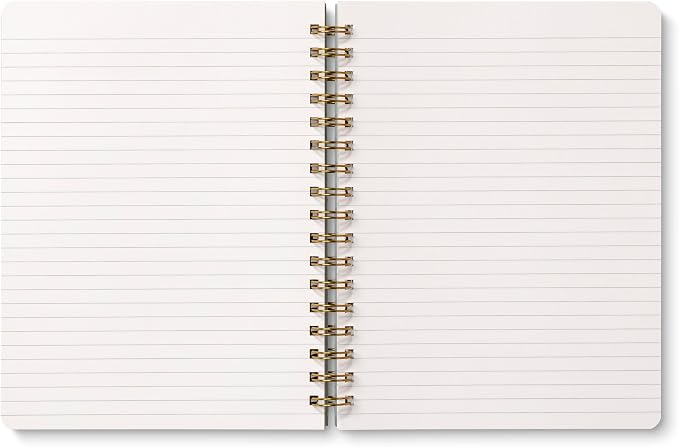 Compendium Spiral Notebook — Joy Is Handmade. — A Designer Spiral Notebook with 192 Lined Pages, College Ruled, 7.0"W x 9.25"H