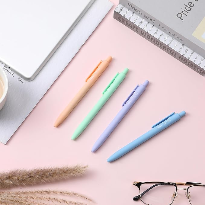Mr. Pen- Aesthetic Highlighters and Gel Pens, 8 Pack | Assorted Colors Bible Highlighters No Bleed, Fine Point 0.7mm Gel Pens, Fast Dry and No Smear for Bible Journaling, Planner