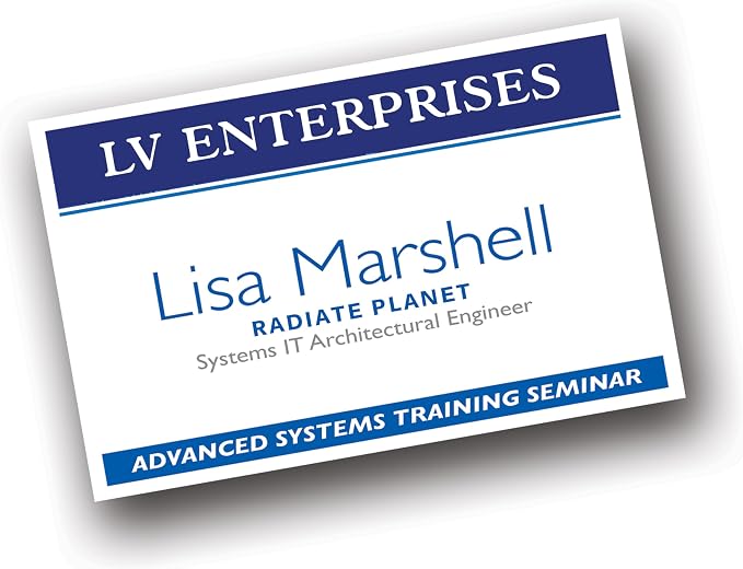 Avery Customizable Name Badge Inserts, 2.25" x 3.5", White, 400 Printable Name Tag Inserts (5390), Pack of 5