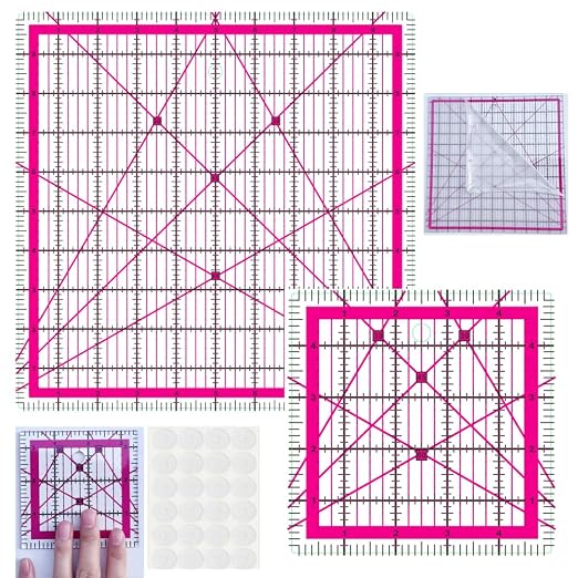 Quilting Rulers,2 Quilting Square Rulers(5", 10"),Quilting Squares | Square Rulers,Quilting Squares,Square Quilting Rulers
