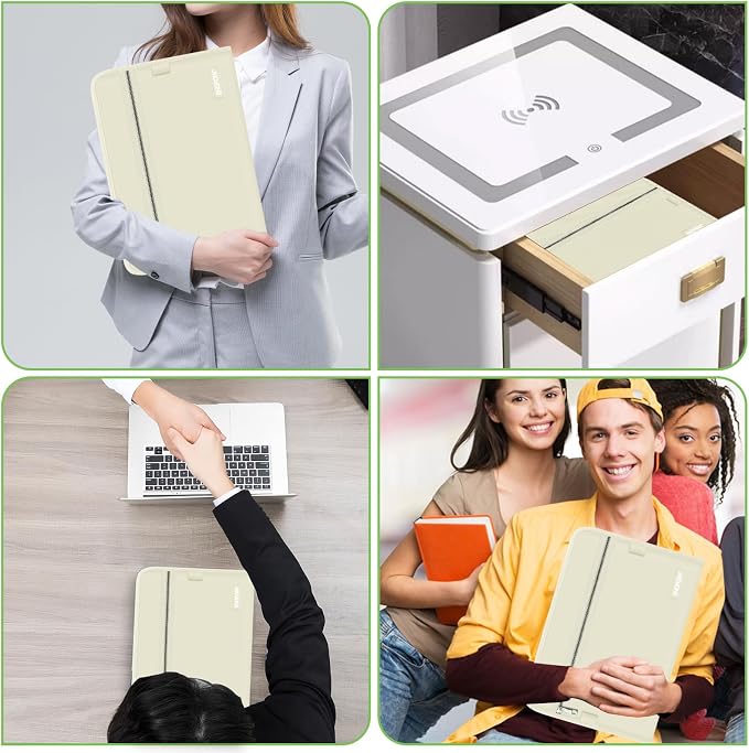 ENGPOW Expanding File Folder,Fireproof 13 Pockets Document Organizer Bag | Accordion File Organizer with Zipper＆Labels,Portable Home Travel Safe Storage for Important Files,Papers,Letter Size,Beige