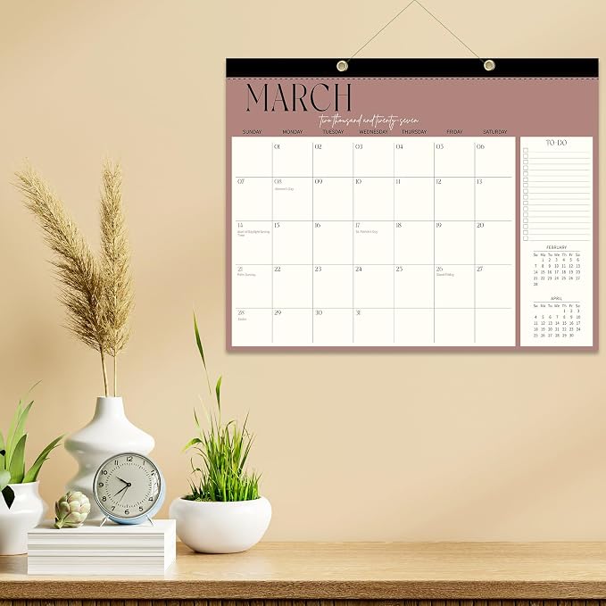 Guasslee Large Desk Calendar 2026-2027, 19-Month Large Hanging Desk/Wall Calendar From 2026 June-2027 December, 17" X 22" School Year Monthly Planner With Thick Paper For Office Home School Organizing