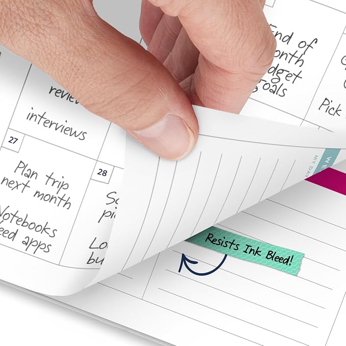 AT-A-GLANCE 2027 Planner, Simplified by Emily Ley, Weekly & Monthly, 5.5" x 8.5", Camp Gingham (EL58-201-27)