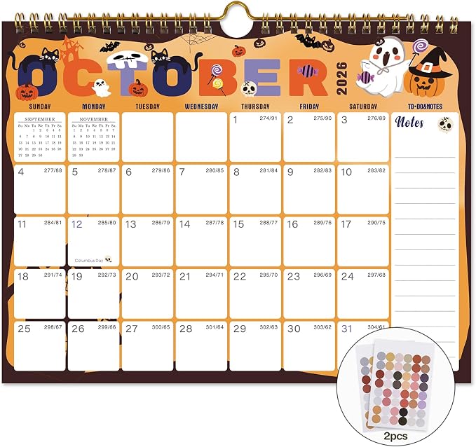 Lbylyhxc Calendar 2026-2027 - 18 Monthly Wall Calendar 2026 - 2027 from July 2026 to December 2027, 14.8 x 11.5 Inches.Thick Paper includes major holidays and dedicated space for notes and important dates (Calendar 2026-2027 festivals)