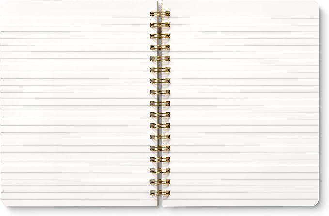 Compendium Spiral Notebook – Good Things Are Always Beginning – A Designer Spiral Notebook with 192 Lined Pages, College Ruled, 7.0”W x 9.25”H