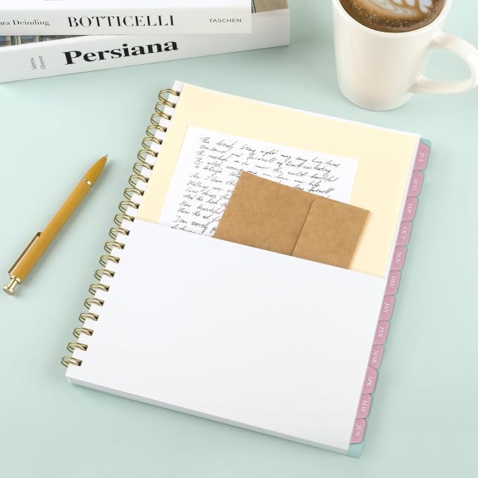 Mead Planner 2026-2027 Weekly & Monthly Academic 15-Month April-June, 8-1/2" x 11", Aster (1803-905A)