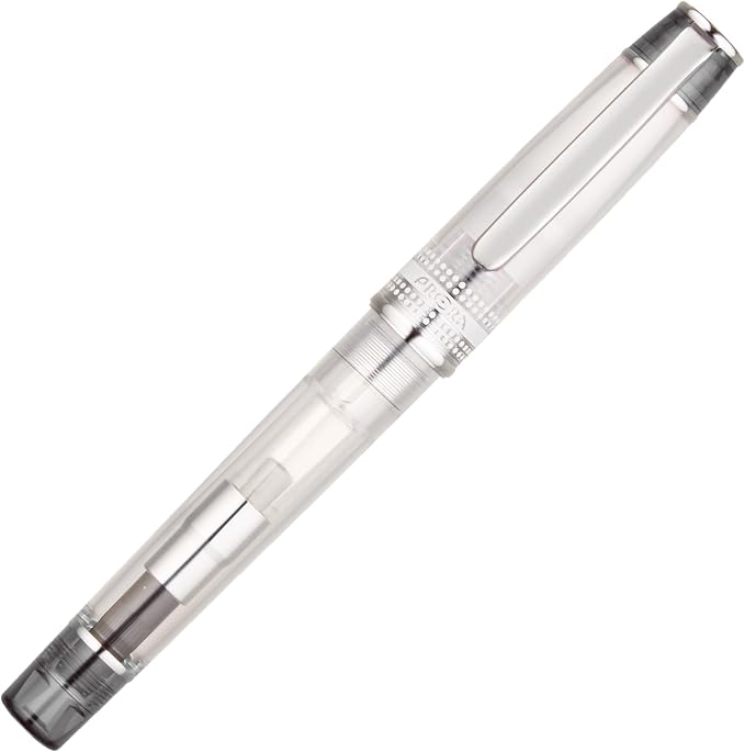 Pilot Prera Iro-Ai Calligraphy-Nib Transparent Black Body Fountain Pen (FPRN-350R-TBCM)