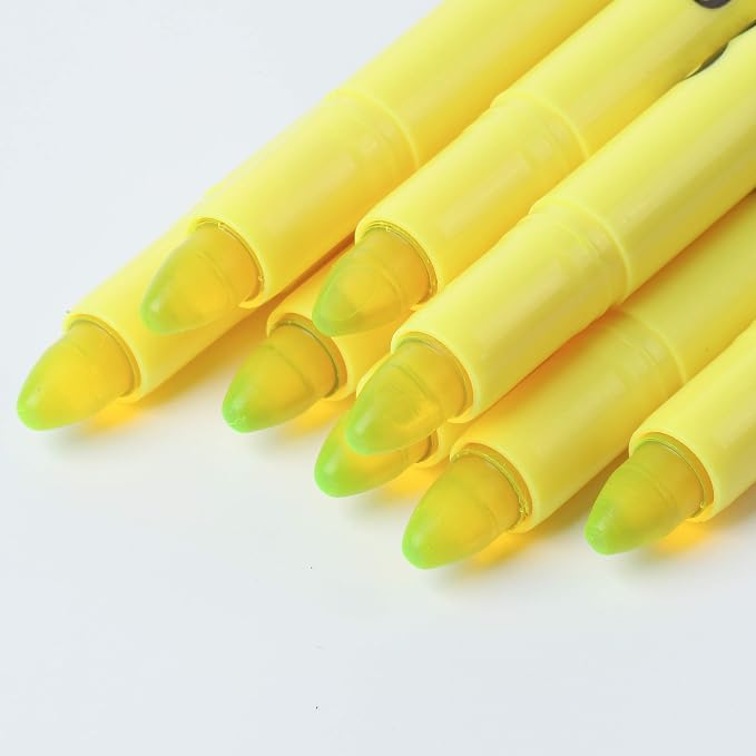 Mr. Pen- No Bleed Gel Bible Highlighters, Yellow, Pack of 16