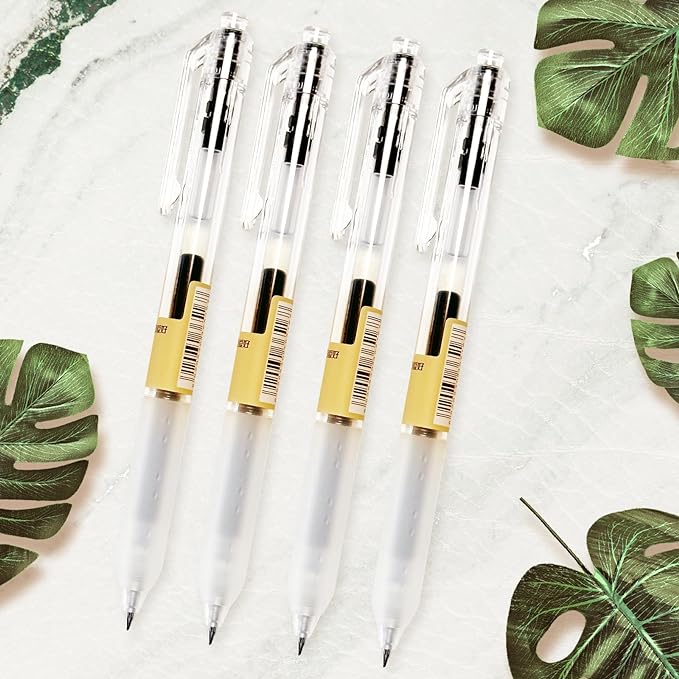 12 Pcs, Gel Pens 0.5mm, Retractable Pens, Black Pens 0.5 Fine Point, Style of Japanese Gel Pen, Retractable Gel Pens for Asian Korean Japan Office School Supplies | Style of Japanese Gel Pen, Retractable Gel Pens for Asian Korean Japan Office School Su...