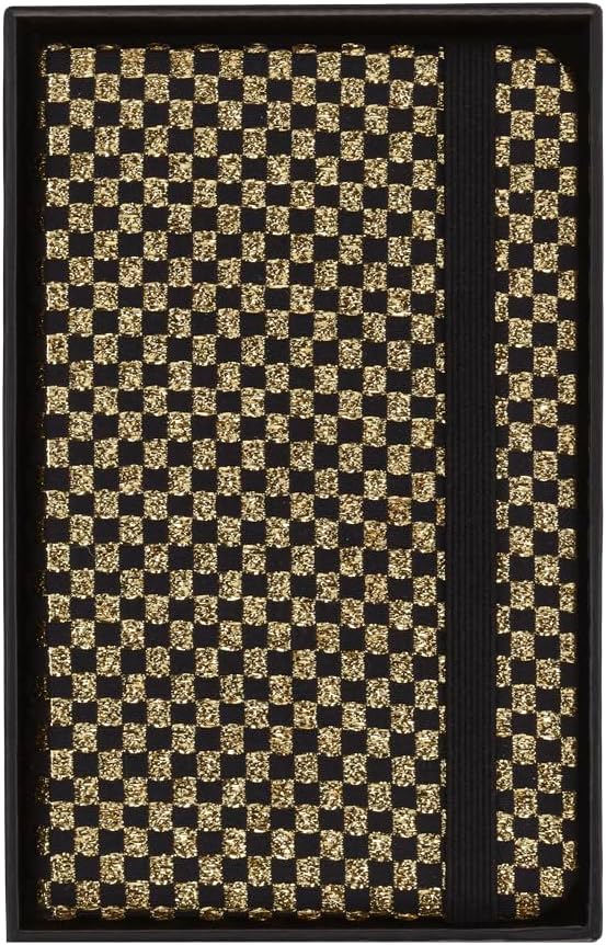 Moleskine Limited Edition Notebook Holiday Shine Box, Extra Small, Plain, Gold, Hard Cover (2.5 x 4)