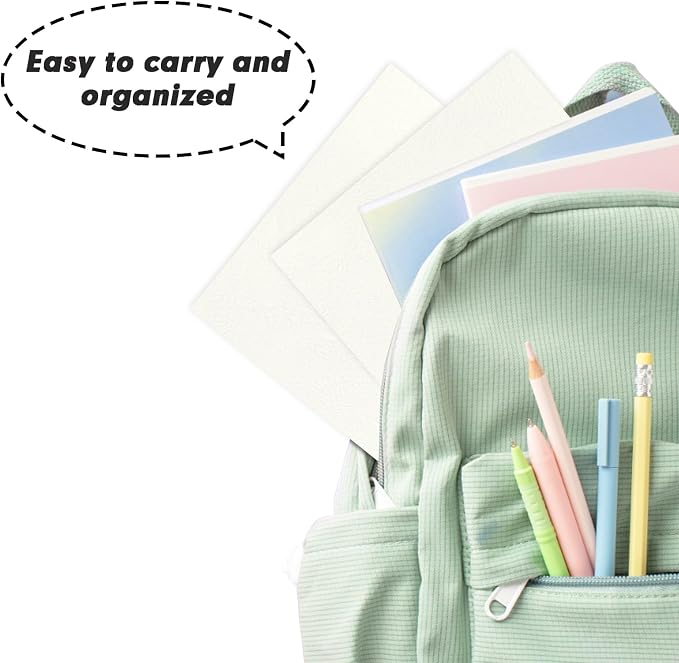 Two Pocket Folders, RAZCC 30 Pack File Folders with Pockets Fit Letter Size Paper, Thick Paper File Folder for School Office Business Home (White)
