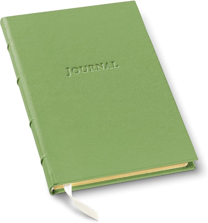 Gallery Leather Journal Notebook - 192 Pages, Hardcover, For Men and Women | For Writing, Work & Travel, Handcrafted - Camden Kiwi - 8 x 5.5, Desk Hardcover