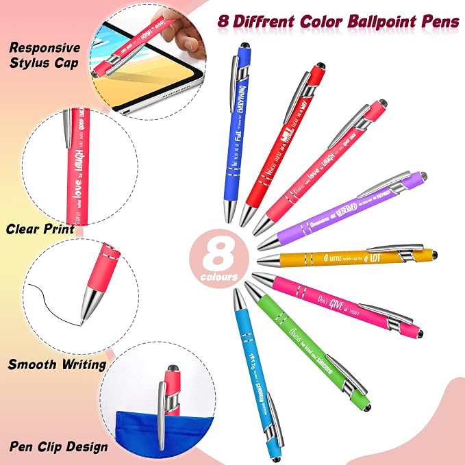 DoubleCare 48 Pcs Thank You Gifts Inspirational Notebooks with Pen & Keychain, 3 x 5 Inch Motivational Mini Notepads Bulk,Cute Colorful Journal Notebooks for Employee Teacher Staff Coworker