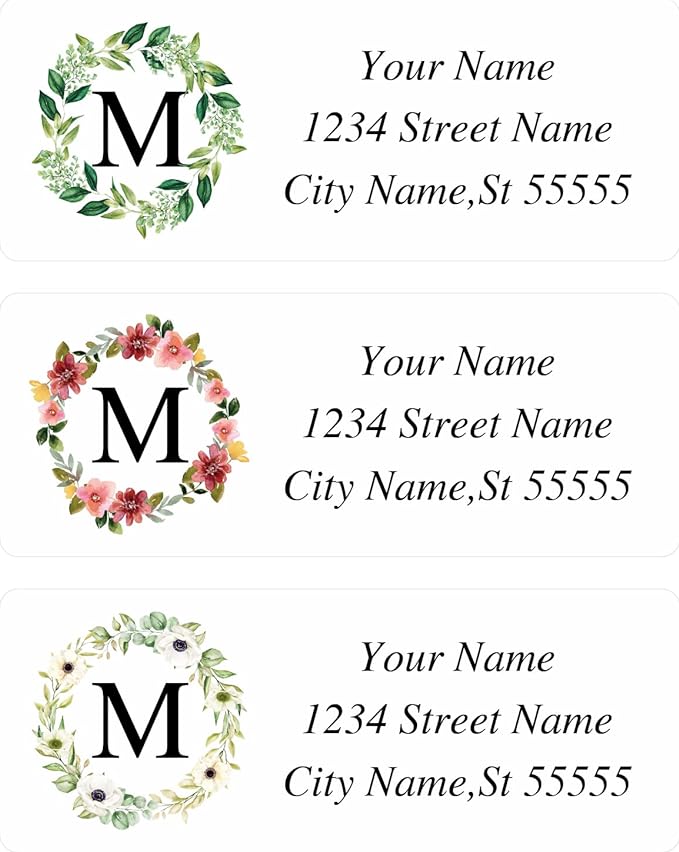 Custom Address Labels-Personalized Address Labels, Return Address Labels with Strong Adhesion,Can Be Used for Cardboard,Paper,Plastic Glass Metal (2.6x1 Inch, Set of 280)