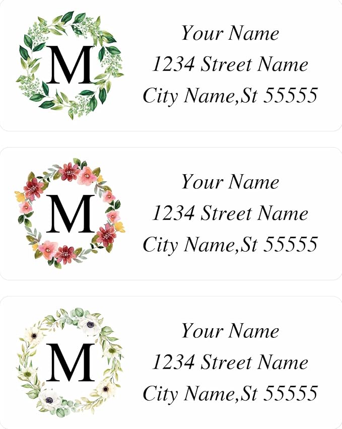 Custom Address Labels-Personalized Address Labels, Return Address Labels with Strong Adhesion,Can Be Used for Cardboard,Paper,Plastic Glass Metal (2.6x1 Inch, Set of 100)