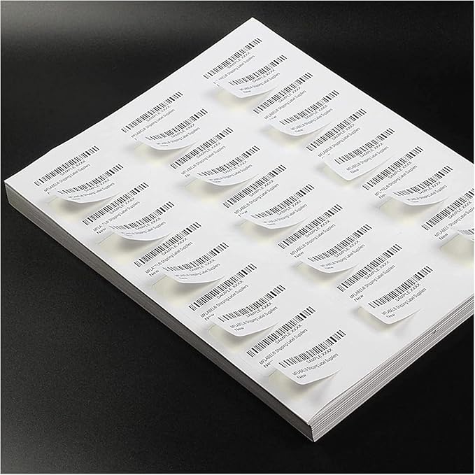 1" x2-5/8 Address Labels, 900 Label Stickers Printable White Address Labels Personalized, for Laser/Inkjet Printing - 30 Per Page (30 Sheets)