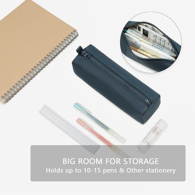 Pencil Case Lightweight and Durable Ideal Pencil Pouch for School and Office Supplies (Royal Blue,Oxford)