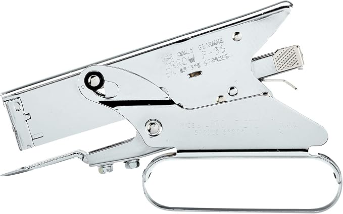 Arrow P35S Heavy Duty Handheld Plier Stapler for Crafts, Office, and Insulation, Uses 1/4-Inch and 3/8-Inch Staples
