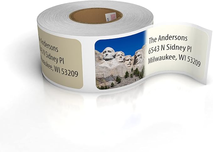 Customized Personalized Address Labels - Made in the USA by Kenco (250 Labels, All American)