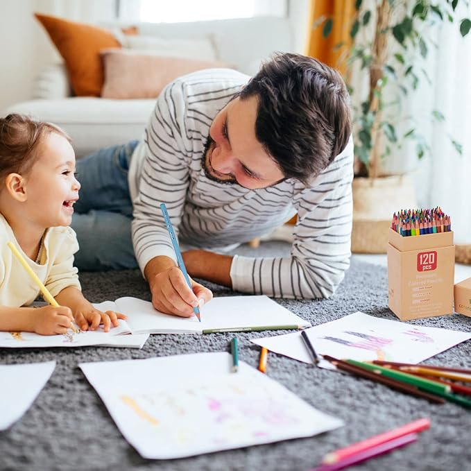 72 colored pencils with a soft core, perfect for drawing, blending, and coloring. This colored pencil set makes an ideal gift for adults, children, and beginners.