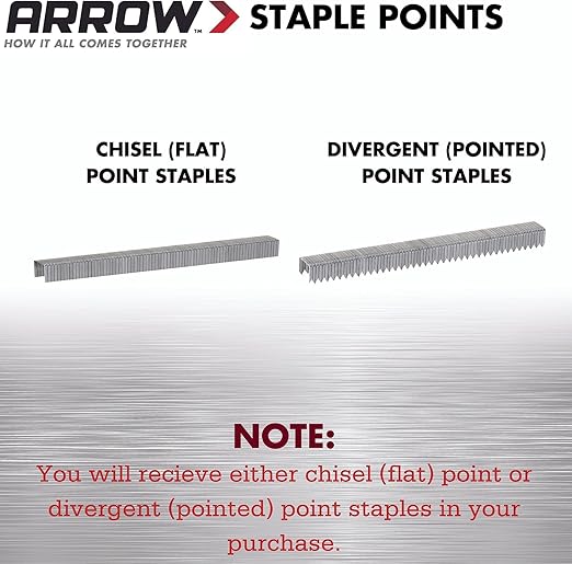 Arrow Fastener 506IP Heavy Duty T50 Staples for Upholstery, Construction, Furniture, Crafts, 3/8-Inch Leg Length, 3/8-Inch Crown Size, 5000 Pieces ( Pack of 1) | Heavy Duty, For Upholstery, Construction, Furniture, Crafts, Fit Arrow T50 Staple Guns, Ha...