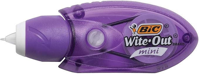 BIC Wite-Out Mini Twist Correction Tape, White, 2-Count (Pack of 4)