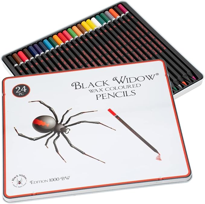 Black Widow Colored Pencils For Adults Perfect For Coloring Books